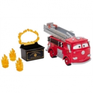 Toysrus  Cars - Camión de Bomberos Rojo Acrobacias con Agua