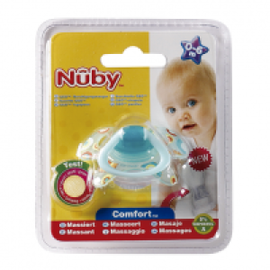 NUBY Confort chupete silicona ortodóntico 0-6 meses 1 ud (di