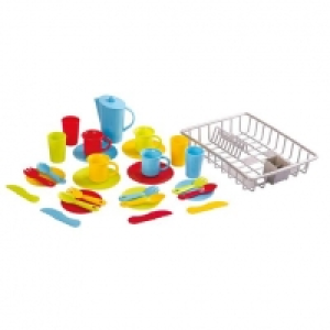 Set Vajilla de Juguete y Escurridor 30 Piezas