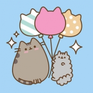 Toysrus  Pusheen - Canvas 30 x 30 cm Ballons