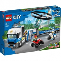 Toysrus  LEGO City - Policía: Camión de Transporte del Helicóptero - 