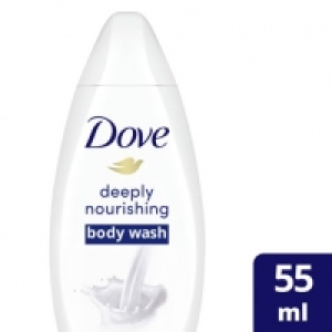 DOVE gel de ducha en crema nutrición intensa formato viaje b