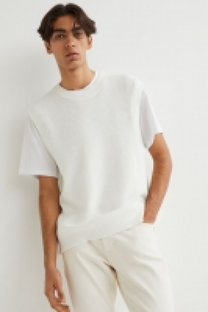HM  Suéter sin mangas Regular Fit