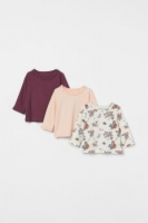 HM  Pack de 3 camisetas con volantes