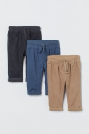 HM  Pack de 3 pantalones de pana