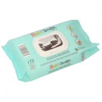 Clarel  BABYSMILE toallitas con crema hidratante para bebés envase 7