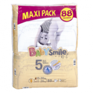 Clarel  BABYSMILE pañales 13-20 kgs talla 5 paquete 88 uds