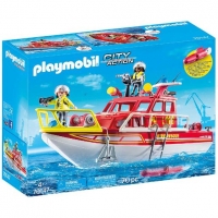 Toysrus  Playmobil - Barco de Bomberos - 70147