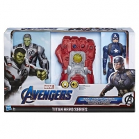 Toysrus  Los Vengadores - Hulk y Capitán América - Figura Titan Hero
