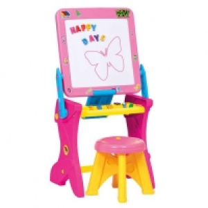 Moltó - Pupitre infantil magnético rosa