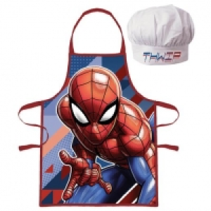 Spider-Man - Set Delantal y Gorro 4-6 años