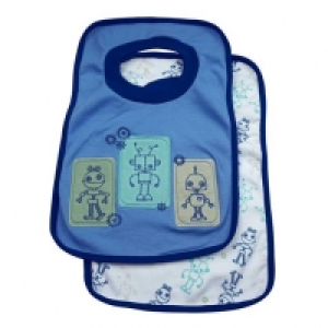 Olmitos - Set de 2 Baberos Robots 3.99 €