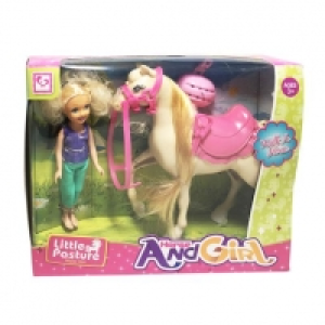 Muñeca con Caballo 3.99 €