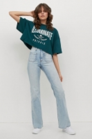 HM  Flare High Waist Jeans