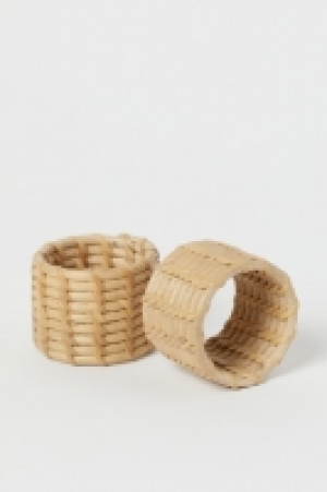 Pack 2 servilleteros de ratán 4.99 €