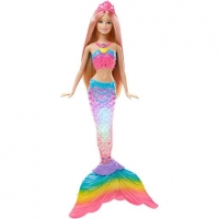 Toysrus  Barbie - Sirena Luces de arco iris