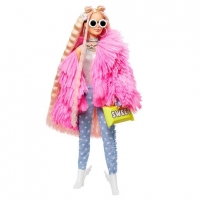 Toysrus  Barbie - Muñeca Extra - Pelo rubio y rosado