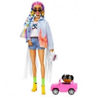 Toysrus  Barbie - Muñeca Extra - Trenzas de colores