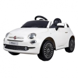 Toysrus  Coche infantil eléctrico Fiat 500 Blanco