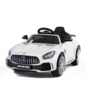 Mercedes AMG GTR blanco Vehículo de batería