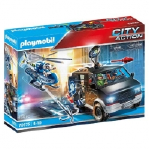 Toysrus  Playmobil - Helicóptero de policía: persecución del vehículo