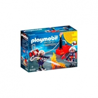 Toysrus  Playmobil - Bomberos con Bomba de Agua - 9468