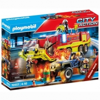 Toysrus  Playmobil - Operación de Rescate con Camión de Bomberos 7055