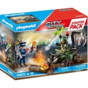 Playmobil - Starter Pack Policía Entrenamiento 70817