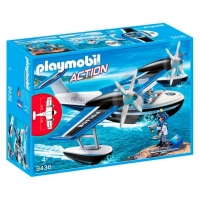 Toysrus  Playmobil - Hidroavión de Policía - 9436
