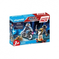 Toysrus  Playmobil - Starter Pack policía set adicional - 70502