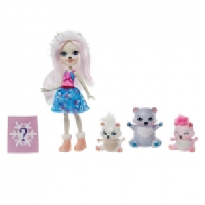 Toysrus  Enchantimals - Muñeca Pristina Polar Bear con Mascotas