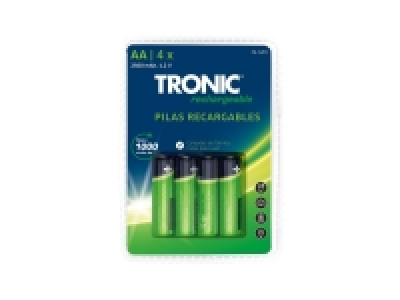 Lidl  Pilas recargables AA pack 4