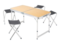 Lidl  Rocktrail Set de mesa y taburetes plegables para camping