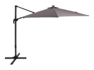 Lidl  Sombrilla con iluminación LED Solar