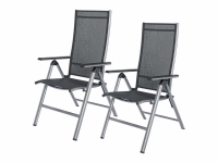 Lidl  Set de 2 sillas plegables de aluminio