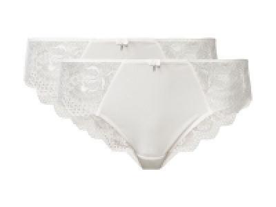 Braguitas mini con detalle decorativo y encaje blancas pack  3.50 €