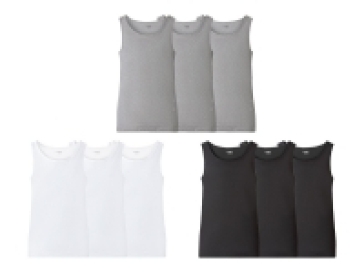 Lidl  Camisetas sin mangas hombre pack 3