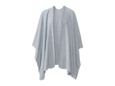 Lidl  Poncho diseño abierto sin mangas gris claro para mujer