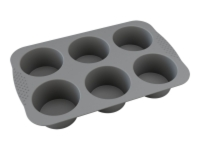 Molde de silicona para magdalenas