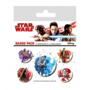 Toysrus  Star Wars - Pack 5 Chapas Star Wars Los Últimos Jedi