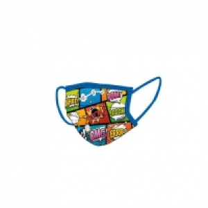 Mascarilla protección infantil cómics