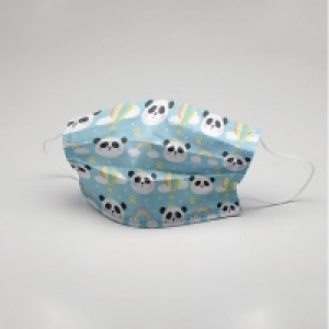Mascarilla protección infantil reutilizable Panda