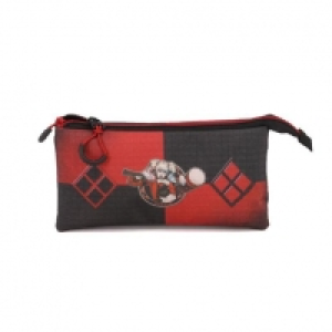Harley Quinn - Estuche portatodo triple 3D Puddin