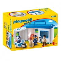 Toysrus  Playmobil 1.2.3 - Maletín Comisaría de Policía - 9382