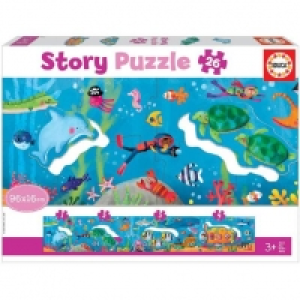 Toysrus  Educa Borrás - Mundo submarino - Story puzzle 26 piezas