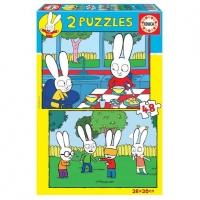 Toysrus  Educa Borrás - Simon - Pack puzzles 2x48 piezas