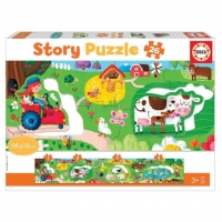 Toysrus  Educa Borrás - La granja - Story puzzle 26 piezas