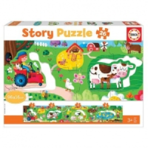 Educa Borrás - La granja - Story puzzle 26 piezas