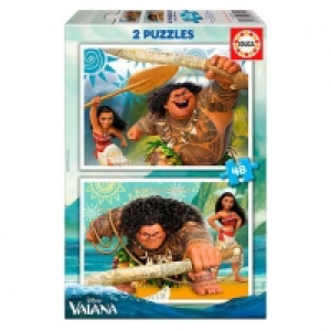 Educa Borras - Vaiana - Puzzle 2x48 Piezas