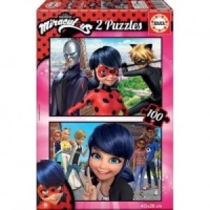 Educa Borras - Ladybug - Puzzle 2 x 100 Piezas